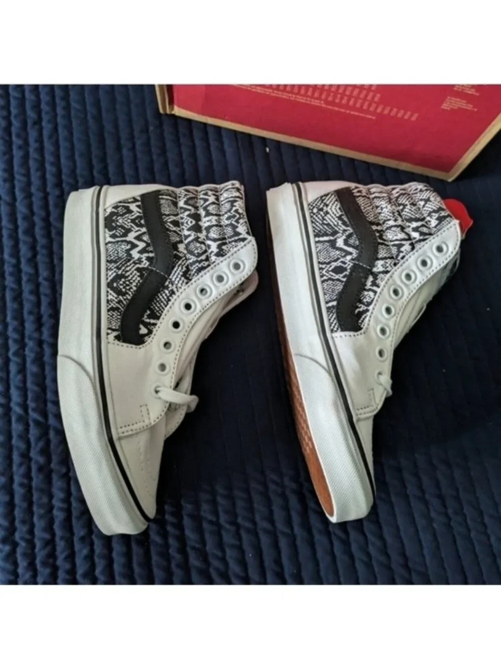 Vans Off The Wall Sk8-Hi ‘Python’ Womens 5.5 VN0A4U3CWTQ 0826